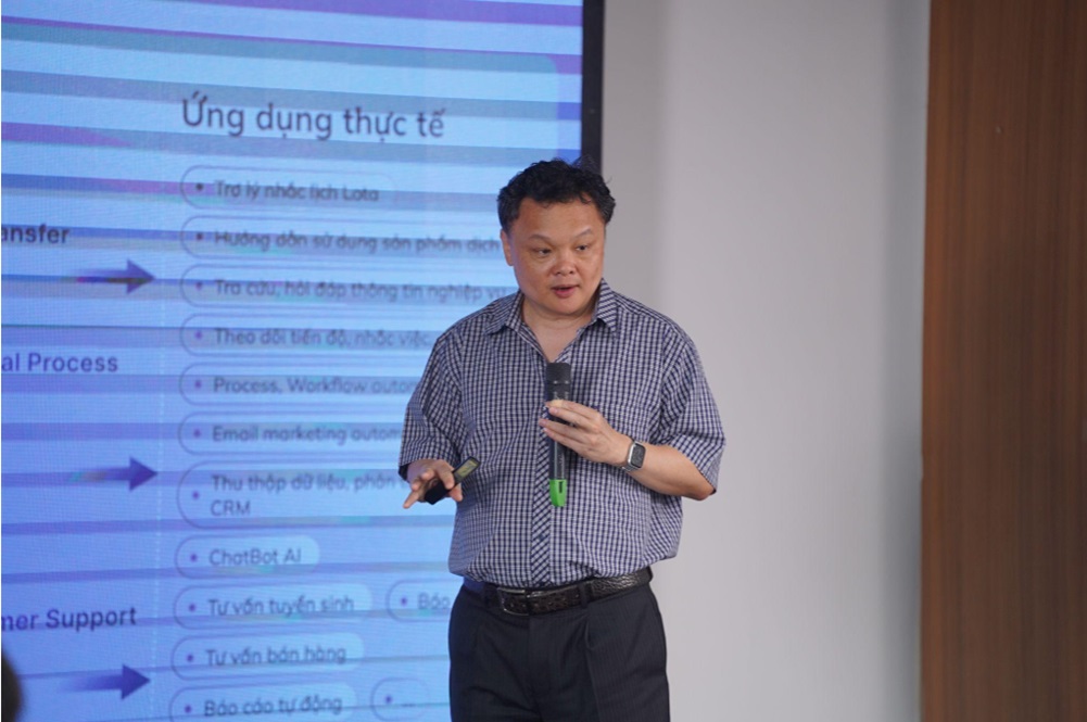 Ông Nguyễn Thế Tân chia sẻ về Lotus For Work
