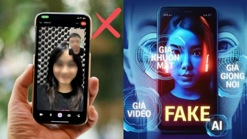Đối tượng lừa đảo dùng công nghệ Deepfake giả dạng hình ảnh và giọng nói người thân (con cháu làm ăn xa) để nhờ chuyển tiền nhằm chiếm đoạt tài sản